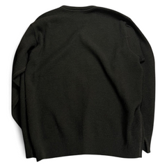TWC Vintage schwarzer Lacoste Pullover mit Rundhalsausschnitt, Rückansicht