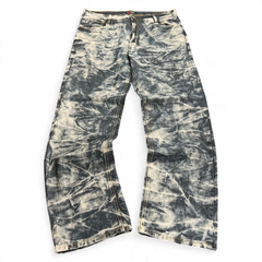 TWC Vintage Jeans im japanischen Stil mit markanter Acid-Wash-Waschung aus leichtem, bequemem Denim