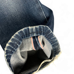 TWC Vintage japanische Selvedge-Jeans mit charakteristischer roter Webkante am Beinabschluss