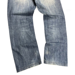 TWC Vintage Dolce&Gabbana Jeans mit geradem Bein in verwaschenem Blau aus Denim