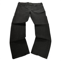 TWC Vintage True Religion Ricky Straight Jeans in Schwarz mit geradem Bein und klassischem Denim-Schnitt