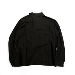 TWC Vintage Ralph Lauren Polo Langarmshirt in Schwarz, Rückansicht des Vintage-Baumwollshirts